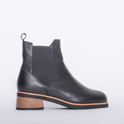 Bresley Sharmi Black Ankle Boot side. Size 42 womens shoes