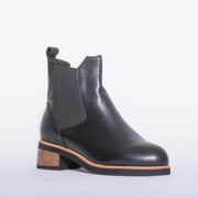 Bresley Sharmi Black Ankle Boot front. Size 43 womens shoes