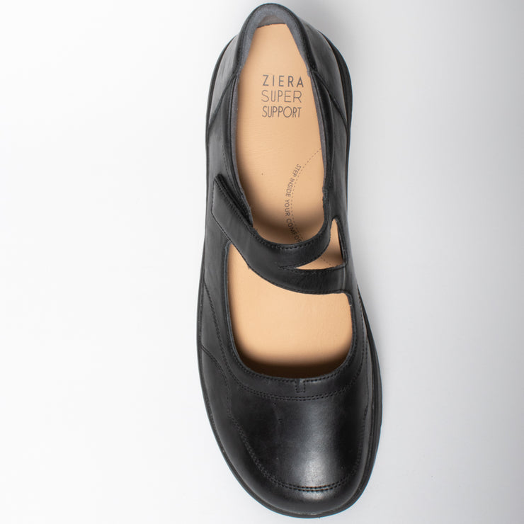 Ziera Shanony Black shoe top. Size 44 women's shoes