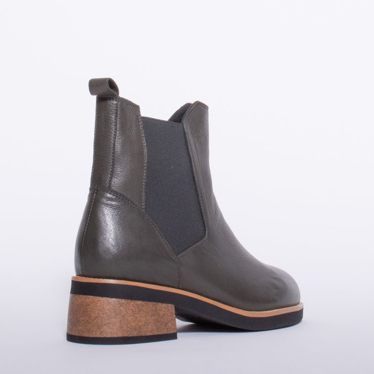 Bresley Sharmi Military Ankle Boot back. Size 44 womens shoes