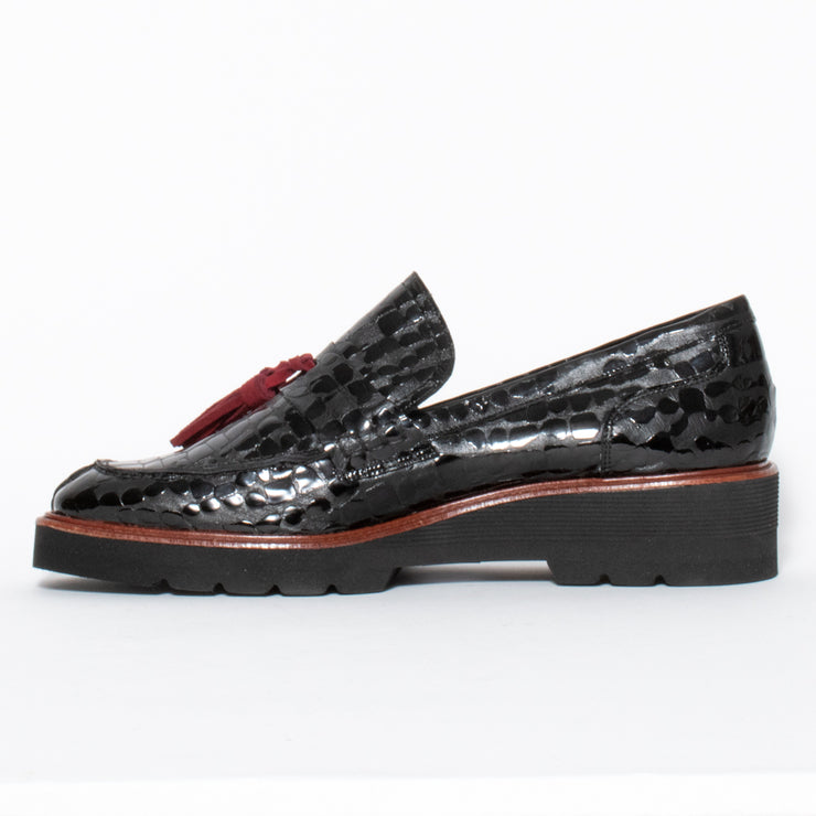 Dansi Siera Black Croc Print shoe inside. Size 44 womens shoes