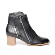 Django and Juliette Slaine Black Ankle Boot side. Size 42 womens shoes