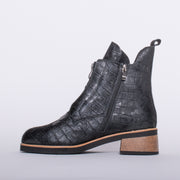 Bresley Sting Black Mottle Ankle Boot inside. Size 45 womens shoes