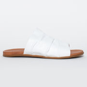 Rilassare Tacker White Sandal side. Size 42 womens shoes