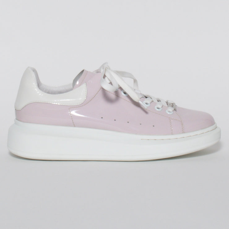 Minx Tessa Orchid Sneaker side. Size 42 womens shoes