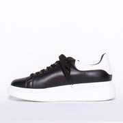 Minx Tessa Black White Sneaker inside. Size 45 womens shoes