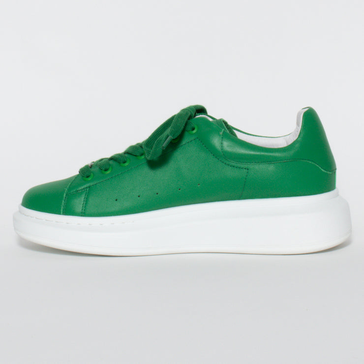 Minx Tessa Electric Green Sneaker inside. Size 45 womens shoes