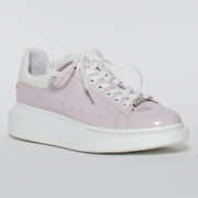 Minx Tessa Orchid Sneaker front. Size 43 womens shoes