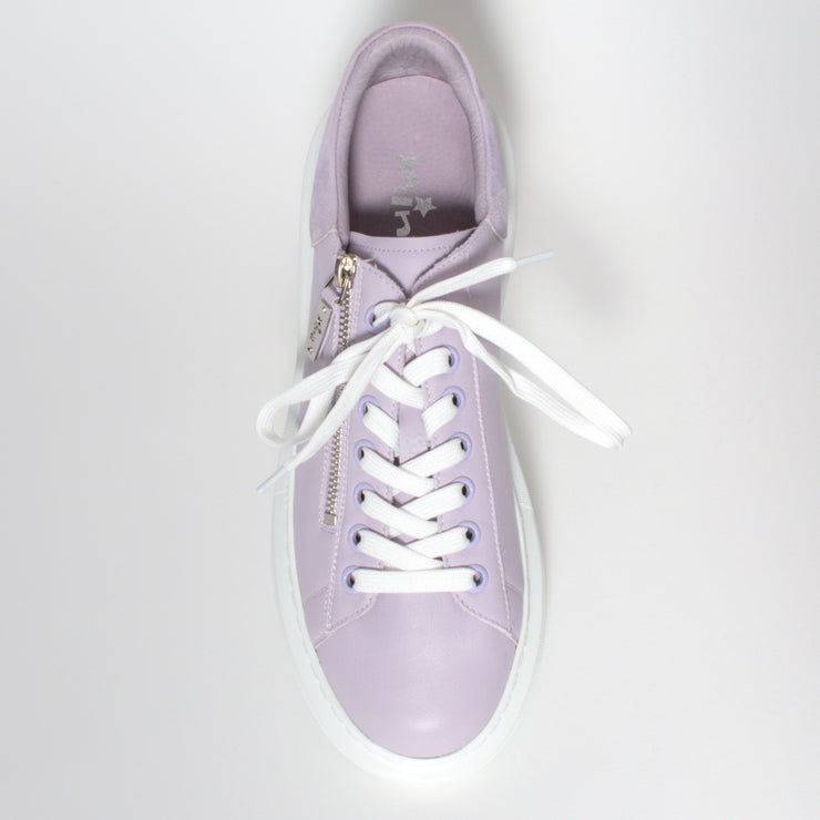 Minx Tessa Zip Lavender Sneaker top. Size 46 womens shoes