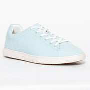 Hush Puppies Tickle Dusty Blue front. Women's size 11 sneaker