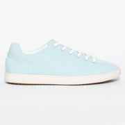 Hush Puppies Tickle Dusty Blue side. Size 10 women's sneaker