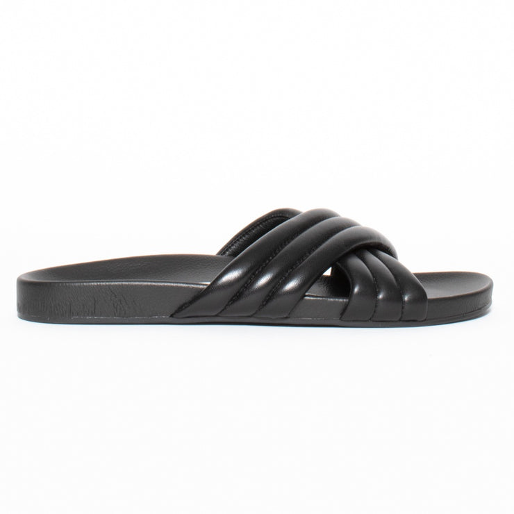 Rollie Tide Cross Padded Black side. Size 42 women's slide