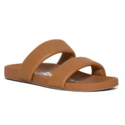 Rollie Tide Strap Padded Soft Tan front. Size 43 women's sandal