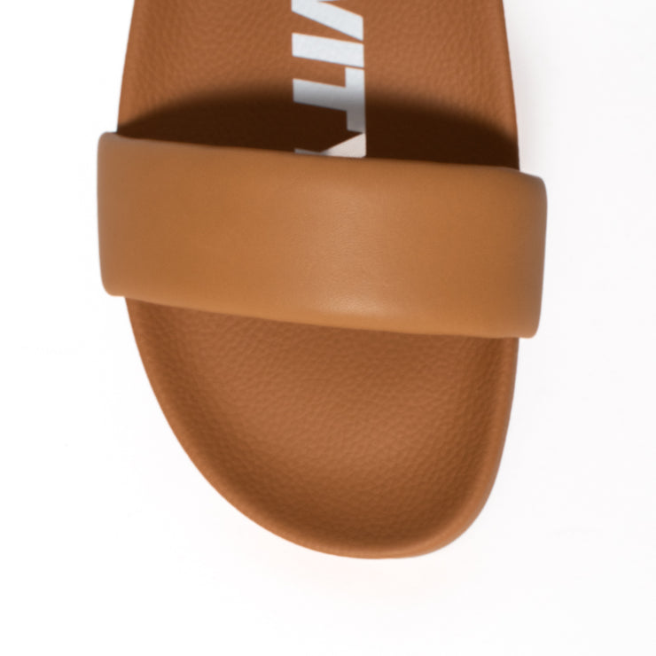 Rollie Tide Strap Padded Soft Tan toe. Women's size 46 summer slide
