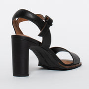 Hush Puppies Tilos Black Sandal back. Size 12 womens shoes