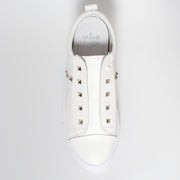 Minx Tino Stud White Silver Stud Sneaker top. Size 43 womens shoes