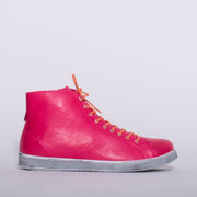 Rilassare Trinity Magenta Ankle Boot side. Size 42 womens shoes