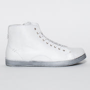 Rilassare Trinity White Ankle Boot side. Size 44 womens boots