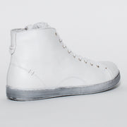 Rilassare Trinity White Ankle Boot back. Size 44 womens boots