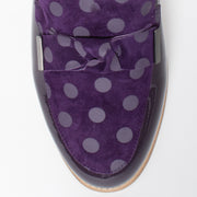 Ziera Tulips Purple Spot shoes toe. Size 43 women's shoes