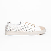 Cabello Uber White Sneaker side. Size 42 womens shoes