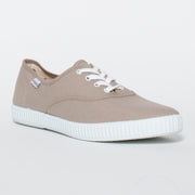 Victoria Vala Beige Sneaker front view. Womens size 43 shoes
