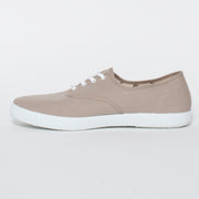 Victoria Vala Beige Sneaker inside view. Womens size 45 shoes