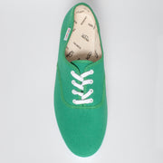Victoria Vala Green Sneaker top view. Womens size 42 shoes