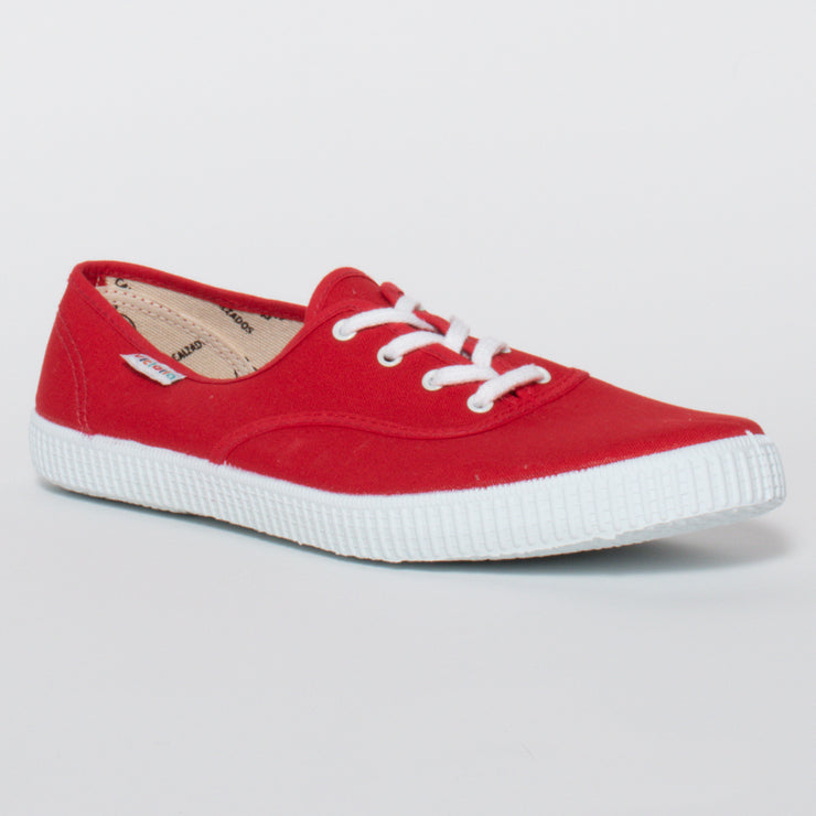 Victoria Vala Red Sneaker front view. Womens size 43 shoes