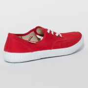 Victoria Vala Red Sneaker back view. Womens size 44 shoes