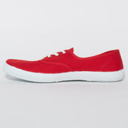 Victoria Vala Red Sneaker inside view. Womens size 45 shoes