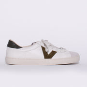 Victoria Valora Khaki Sneaker side. Size 42 womens shoes