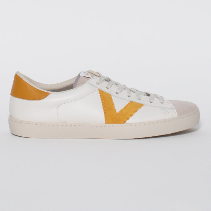 Victoria Valora Mustard Sneaker side view. Womens Size 45 shoes