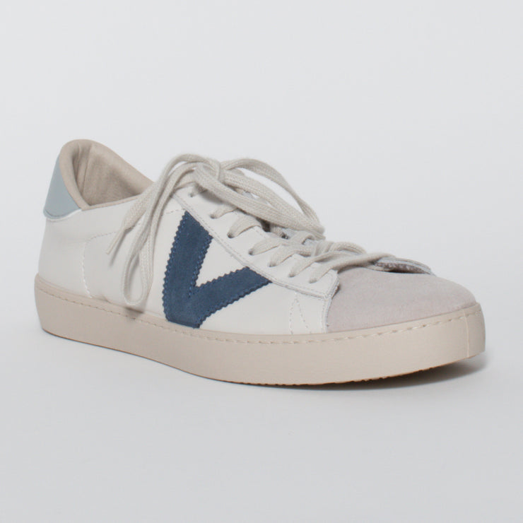 Victoria Valora Azure Blue Sneaker front view. Womens Size 44 shoes