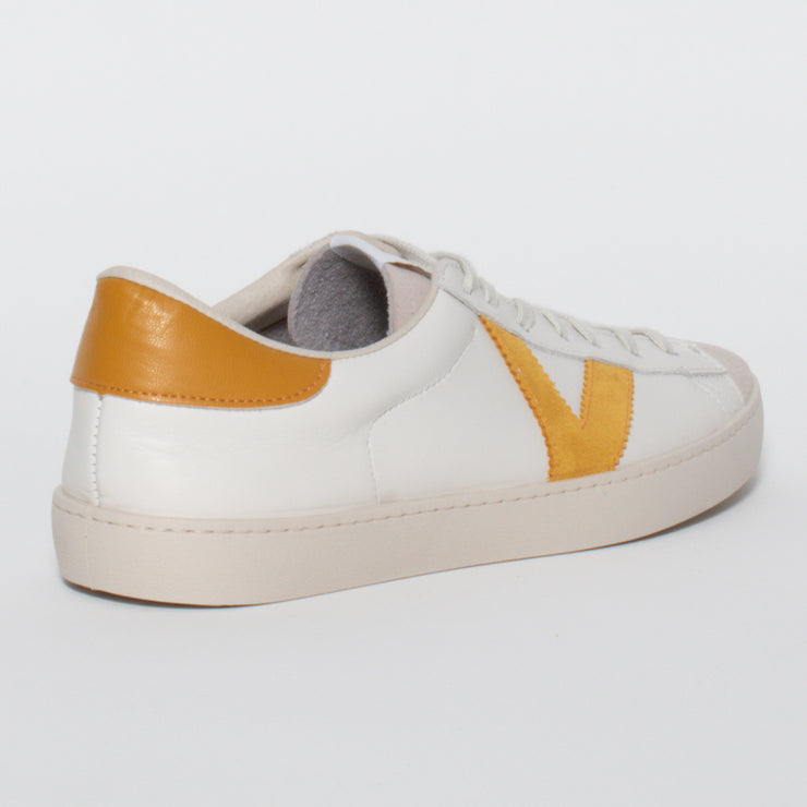 Victoria Valora Mustard Sneaker back view. Womens Size 43 shoes