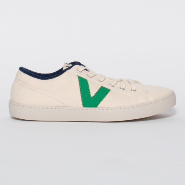 Victoria Valtina Green Sneaker side view. Womens Size 45 shoes