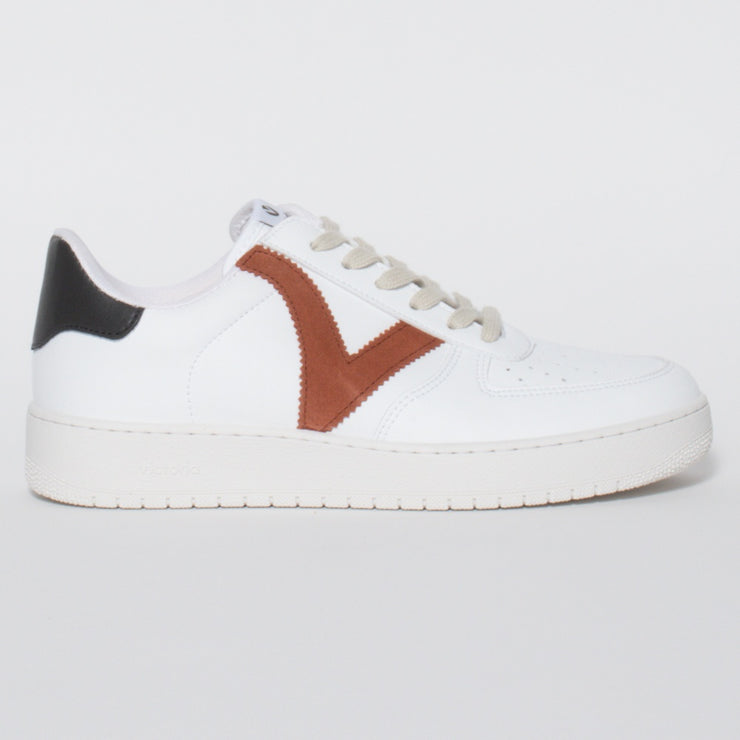 Victoria Verona Rust Sneaker side view. Womens Size 42 shoes