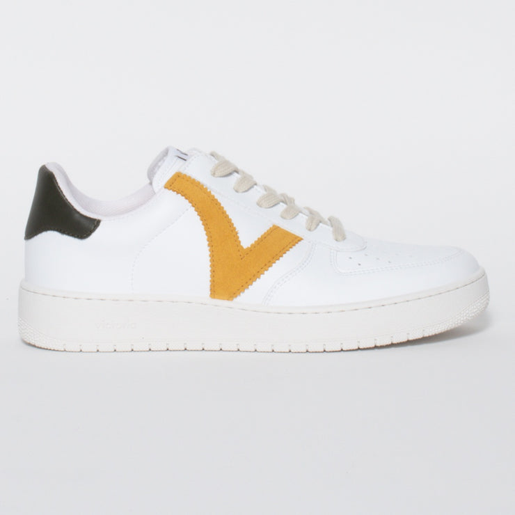 Victoria Verona Mustard Sneaker side view. Womens Size 42 shoes