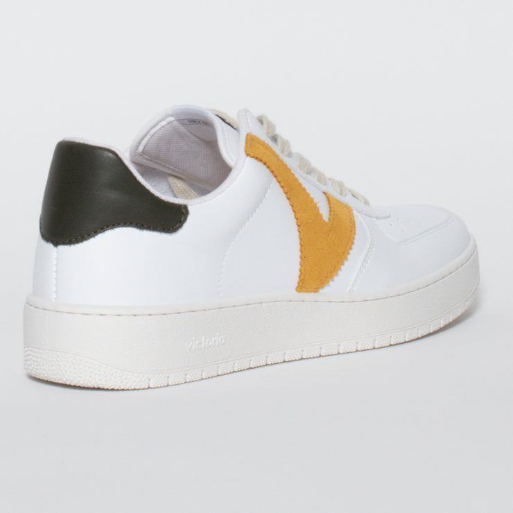 Victoria Verona Mustard Sneaker back view. Womens Size 44 shoes