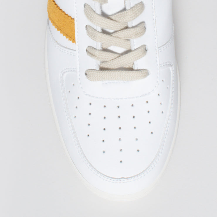 Victoria Verona Mustard Sneaker toe view. Womens Size 43 shoes