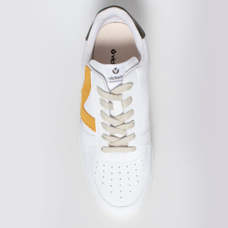 Victoria Verona Mustard Sneaker top view. Womens Size 42 shoes