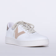 Victoria Verona Taupe Sneaker front. Size 43 womens shoes