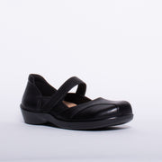 Pure Comfort Wanted Black Shoe front. Size 43 womens shoes