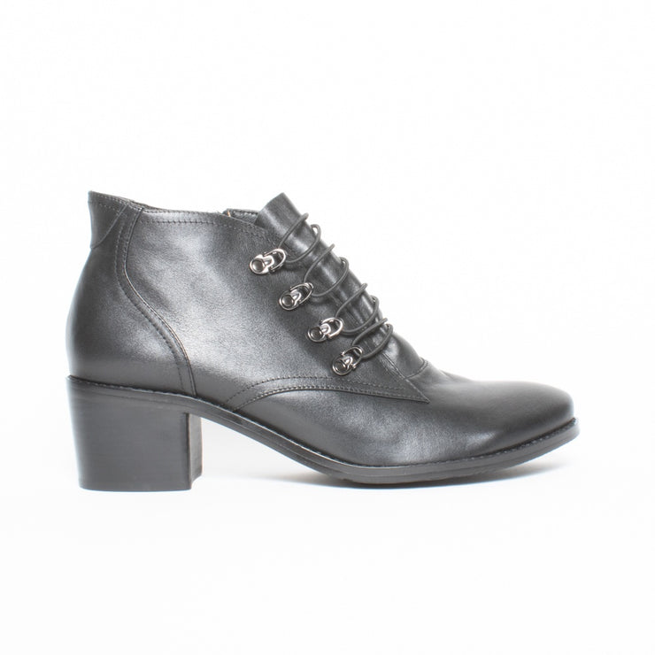 CBD Zara Black Ankle Boot side. Size 42 womens shoes
