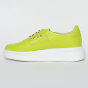 Zena Stud On Tessa Neon Sneaker inside. Size 45 womens shoes