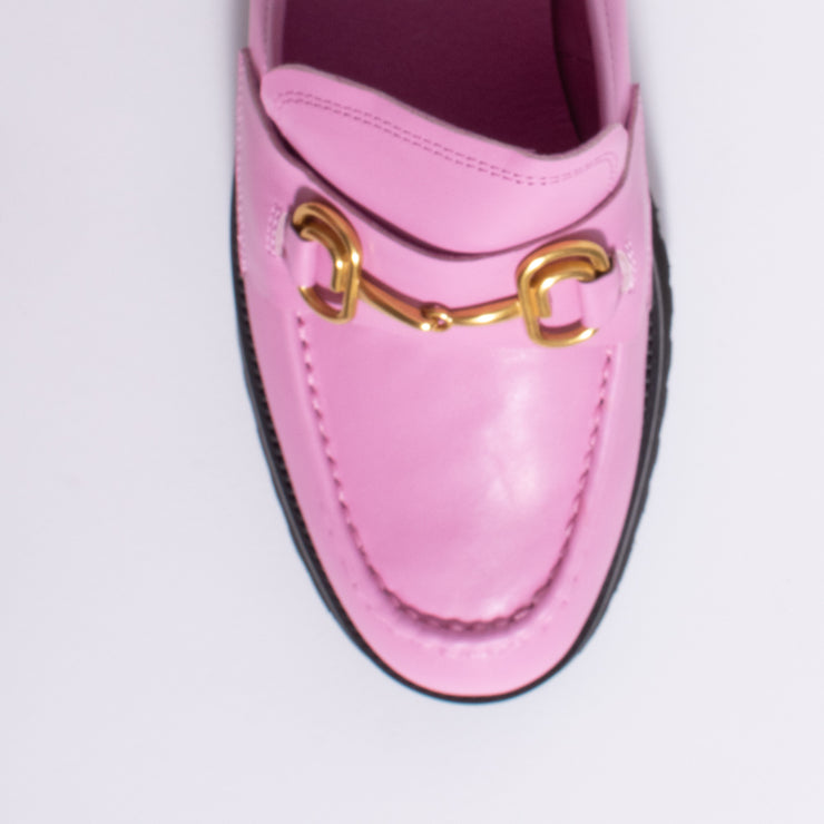 Minx Bite Marks Candy Pink Loafer toe. Size 43 womens shoes