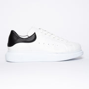 Punk 2 White Black side. Size 10 women’s shoes