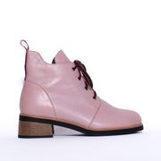 Bresley Darla Dusty Pink Ankle Boot side. Size 43 womens shoes