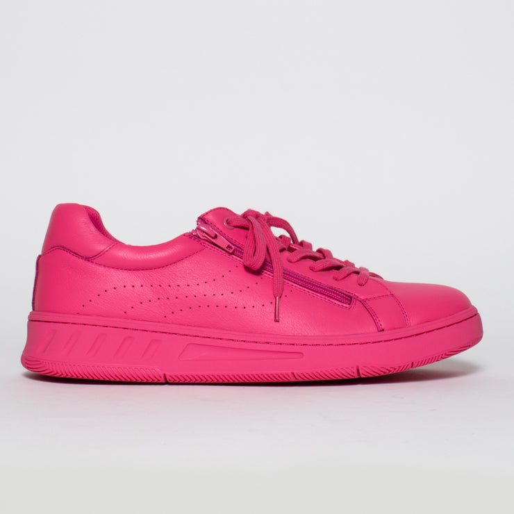 Hush Puppies Spin Hot Pink Sneaker side. Size 10 womens shoes