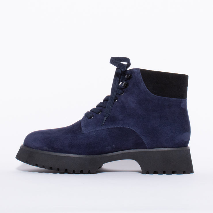 Minx Tommy Indigo Suede Ankle Boot inside. Size 46 womens shoes